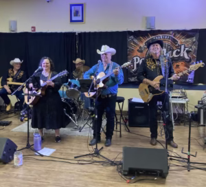 Social dancing to the Ponyjack Band Dance Band